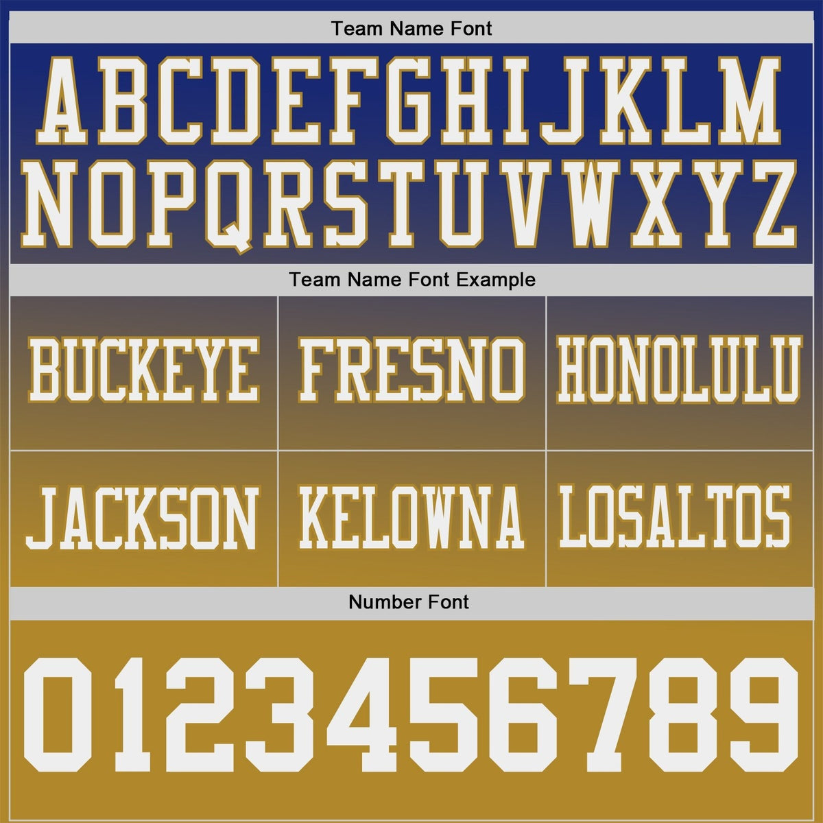 Custom Royal White-Old Gold Authentic Gradient Style Twinkle Star Football Jersey photo 2