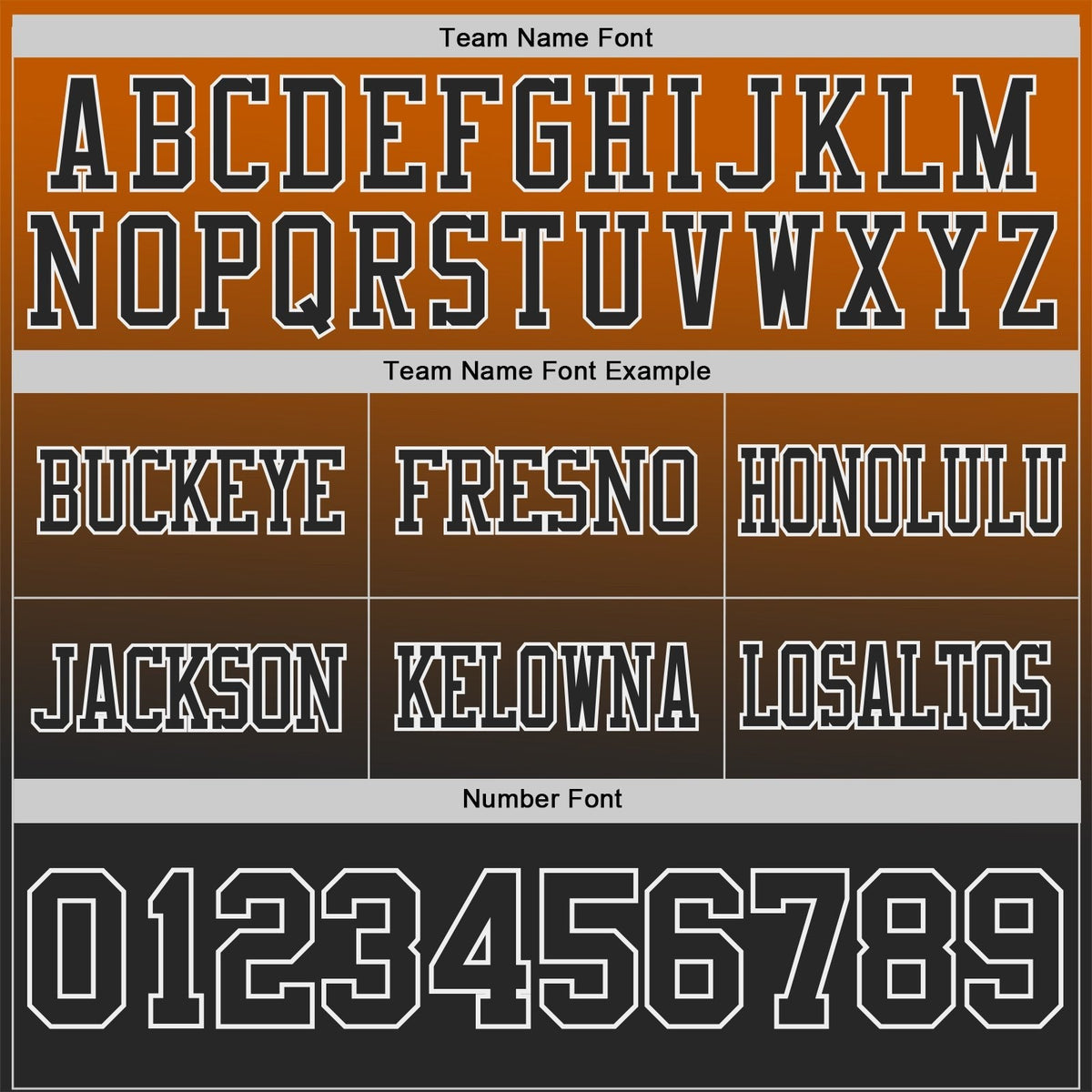 Custom Texas Orange Black-White Authentic Gradient Style Twinkle Star Football Jersey photo 2