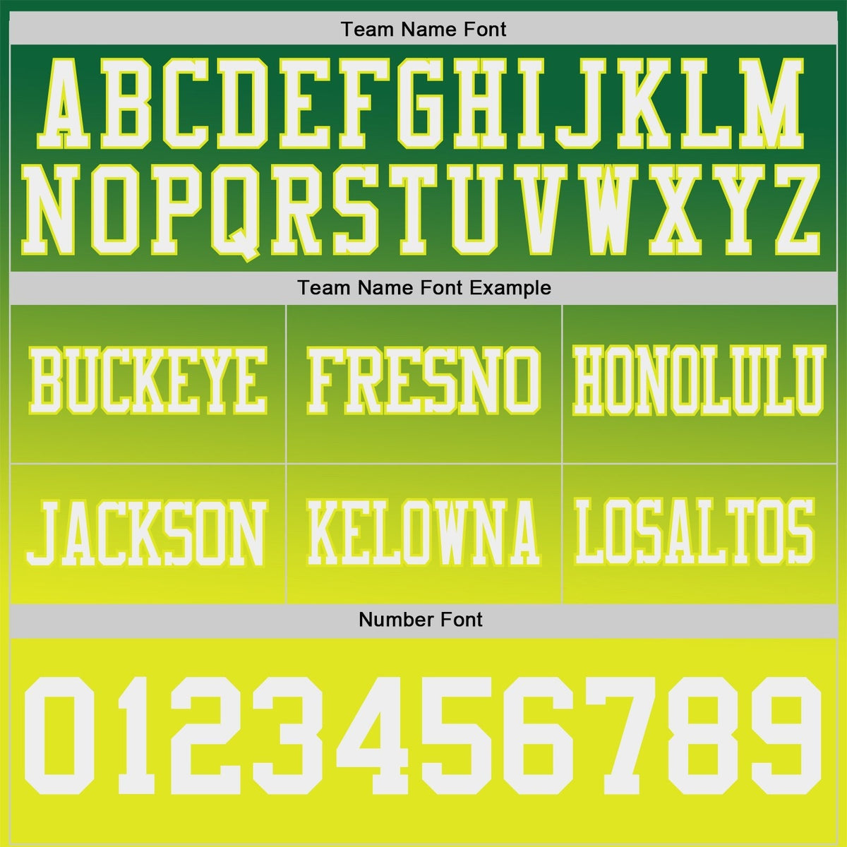 Custom Kelly Green White-Neon Yellow Authentic Gradient Style Twinkle Star Football Jersey photo 2