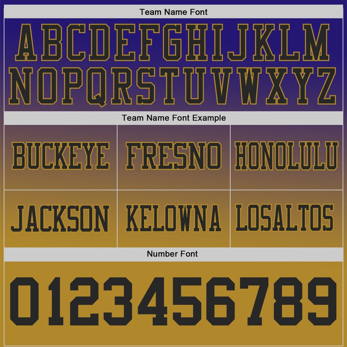 Custom Dark Purple Black-Old Gold Authentic Gradient Style Twinkle Star Football Jersey photo 2