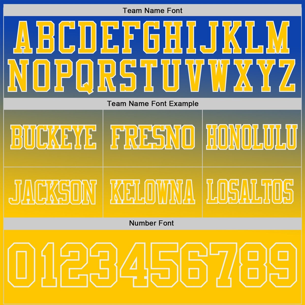 Custom Thunder Blue Yellow-White Authentic Gradient Style Twinkle Star Football Jersey photo 2