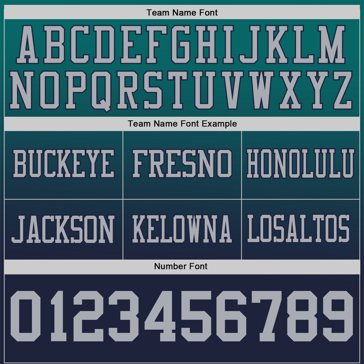 Custom Teal Gray-Navy Authentic Gradient Style Twinkle Star Football Jersey photo 2