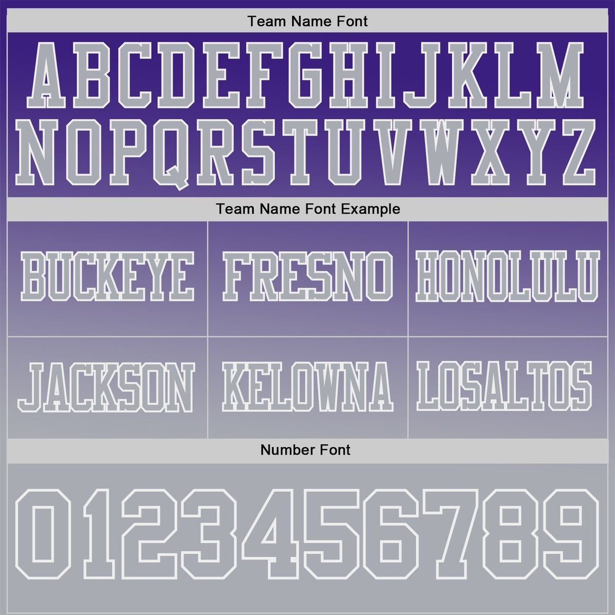Custom Purple Gray-White Authentic Gradient Style Twinkle Star Football Jersey photo 2