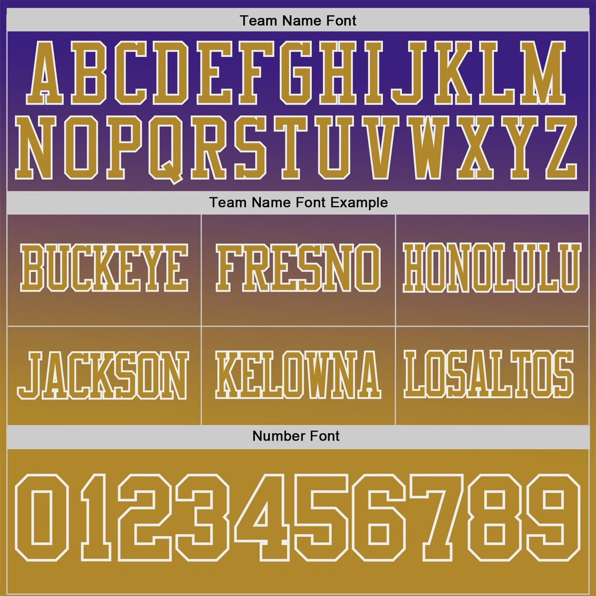 Custom Purple Old Gold-White Authentic Gradient Style Twinkle Star Football Jersey photo 2