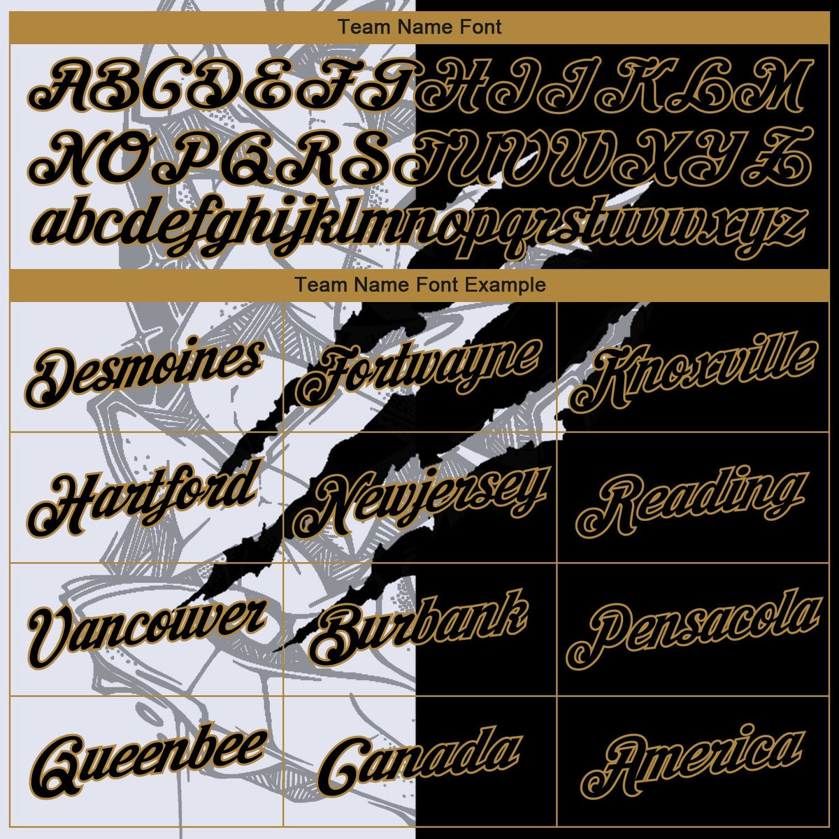 Custom Graffiti Pattern Black-Old Gold 3D Scratch Authentic Basketball Jersey photo 2