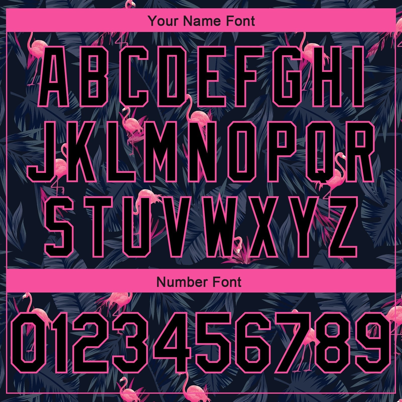 Custom Black Pink-Light Blue 3D Pattern Design Flamingo Authentic Basketball Jersey photo 4