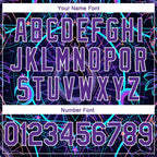 Custom Purple White 3D Pattern Design Magic Mushrooms Over Sacred Geometry Psychedelic Hallucination Authentic Basketball Jersey photo 3