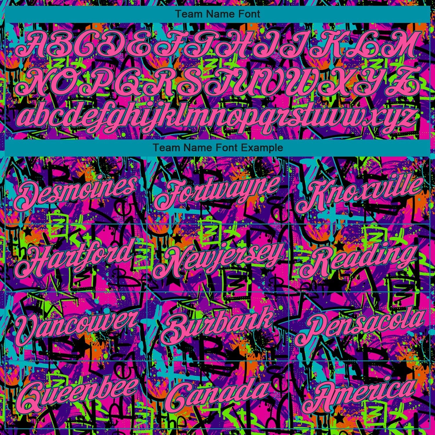 Custom Graffiti Pattern Pink Black-Lakes Blue 3D Grunge Art Authentic Basketball Jersey photo 2