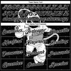 Custom Black White 3D Pattern Design Astronaut Authentic Basketball Jersey photo 2