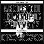 Custom Black White 3D Pattern Design Astronaut Authentic Basketball Jersey photo 3