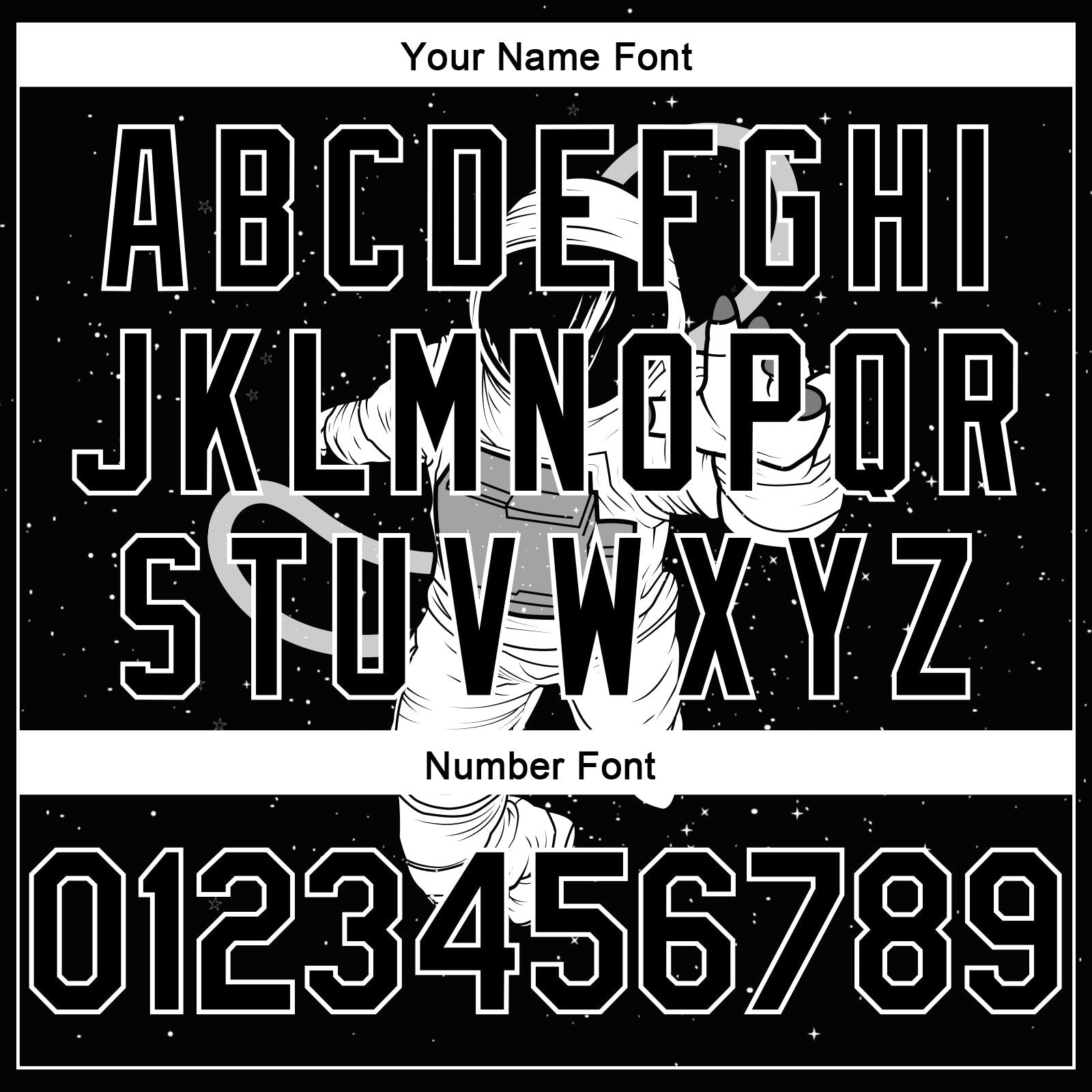 Custom Black White 3D Pattern Design Astronaut Authentic Basketball Jersey photo 3