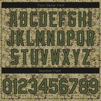 Custom Camo Olive-Black 3D Authentic Salute To Service Basketball Jersey photo 3
