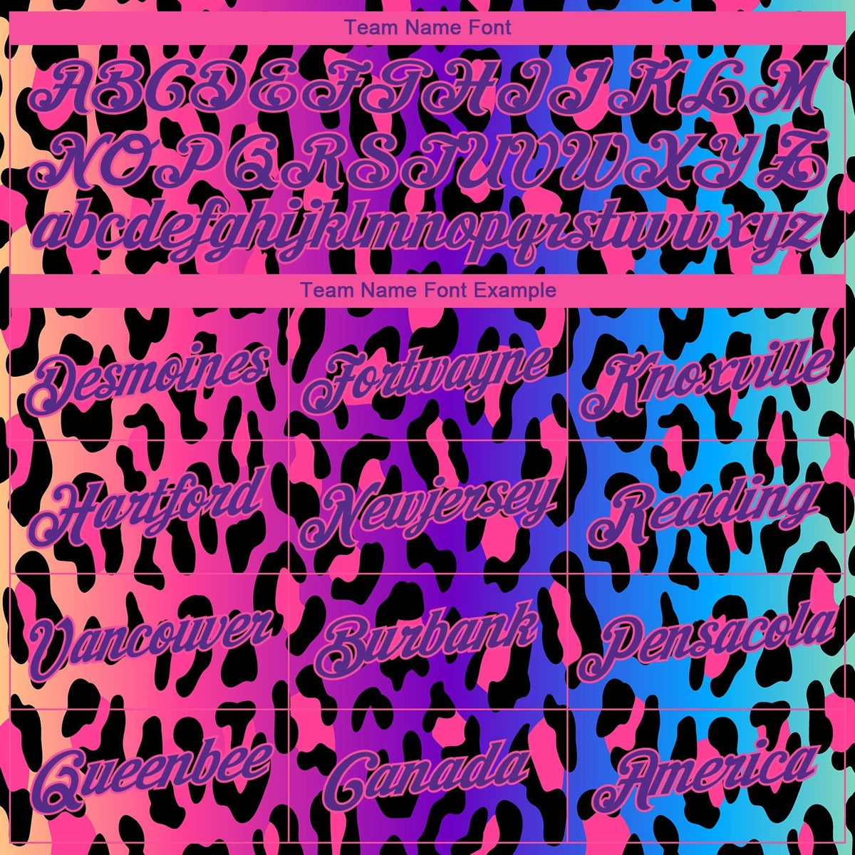 Custom Purple Pink-Black 3D Pattern Design Leopard Print Authentic Basketball Jersey photo 2
