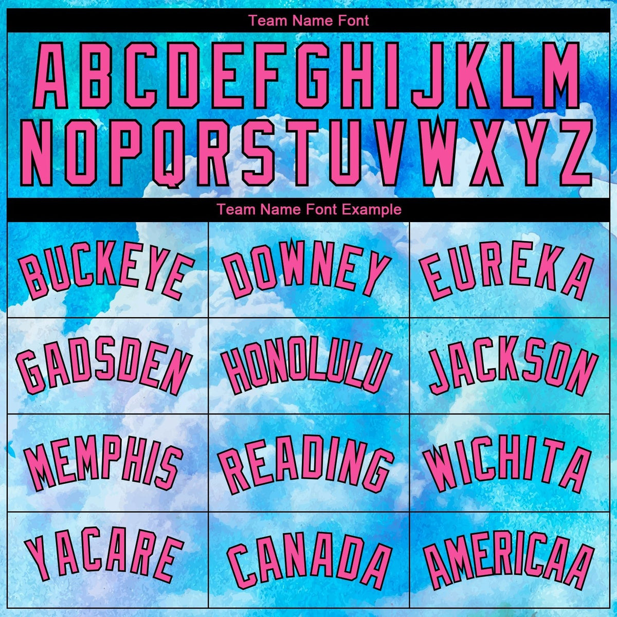 Custom Sky Blue Pink-Black 3D Pattern Design Sky With Clouds Watercolor Style Authentic Basketball Jersey photo 2