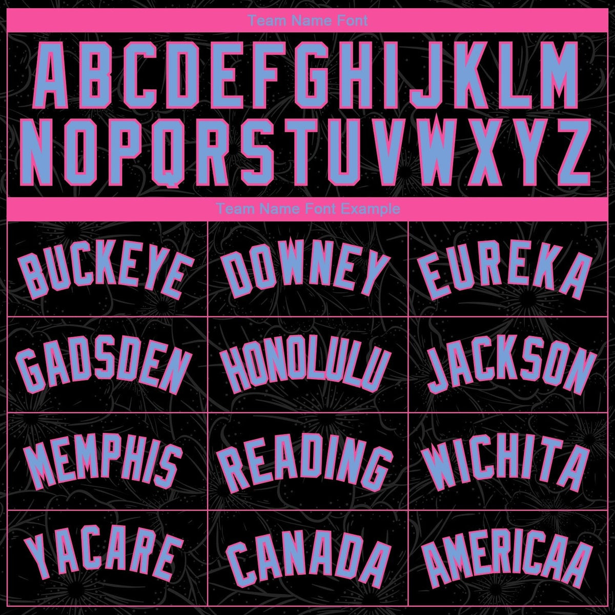 Custom Black Light Blue-Pink Flowers Authentic City Edition Basketball Jersey photo 2