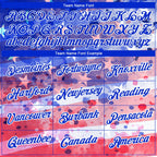 Custom Royal Red-White 3D American Flag Patriotic Performance T-Shirt photo 2