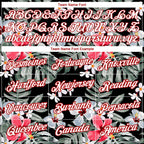 Custom Black White-Red 3D Pattern Design Tropical Hawaii Plant Performance T-Shirt photo 1