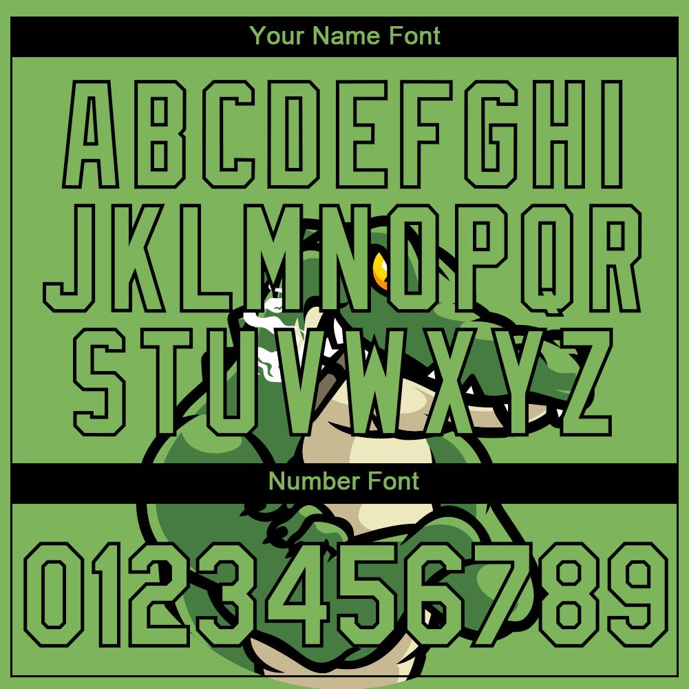 Custom Aurora Green Black-Cream 3D Pattern Design Crocodile Performance T-Shirt photo 3