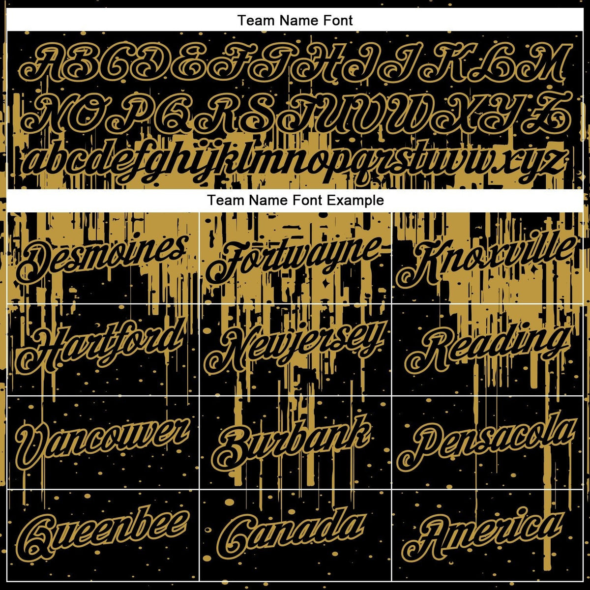 Custom Black Old Gold 3D Pattern Design Dripping Splatter Art Performance T-Shirt photo 2