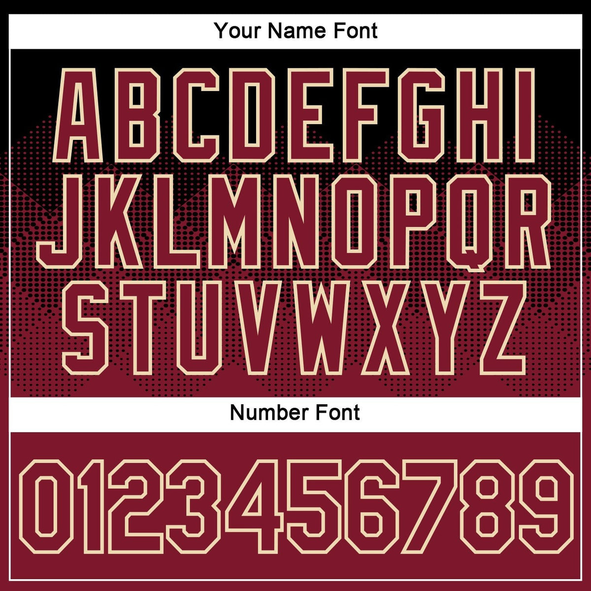 Custom Black Crimson-City Cream 3D Pattern Design Gradient Square Shapes Performance T-Shirt photo 3