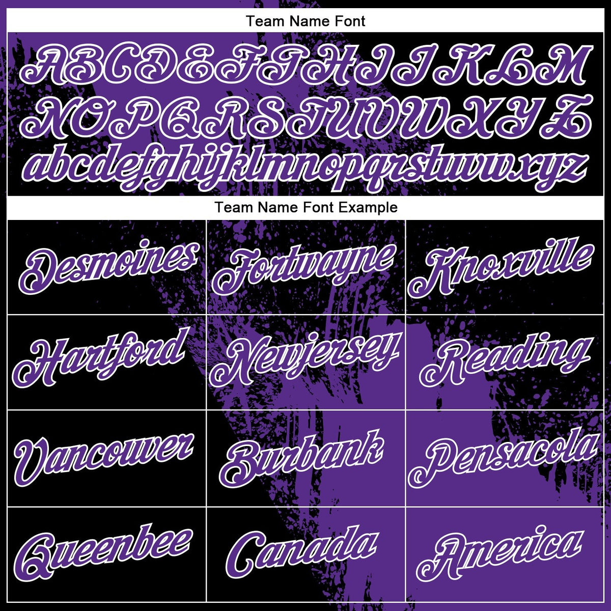 Custom Purple Black-White 3D Pattern Design Abstract Brush Stroke Performance T-Shirt photo 3