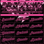 Custom Black Pink 3D Pink Ribbon Breast Cancer Heart Performance T-Shirt photo 2