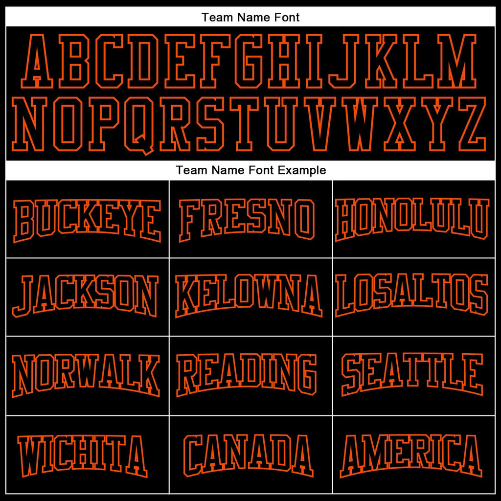 Custom Stitched Black Orange 3D Pattern Design Gradient Square Shape Sports Pullover Sweatshirt Hoodie photo 3