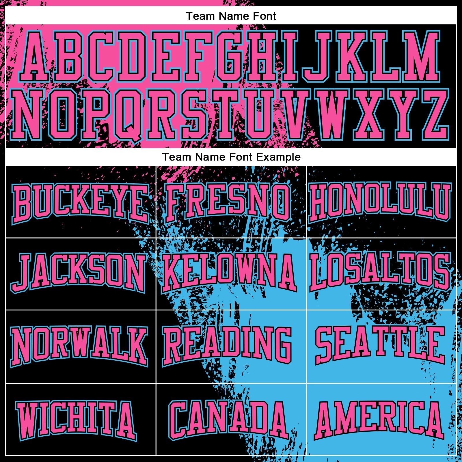 Custom Stitched Black Pink-Sky Blue 3D Pattern Design Abstract Brush Stroke Sports Pullover Sweatshirt Hoodie photo 3