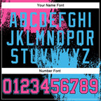 Custom Stitched Black Pink-Sky Blue 3D Pattern Design Abstract Brush Stroke Sports Pullover Sweatshirt Hoodie photo 4