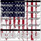 Custom Navy Red-Black 3D American Flag And Hunting Tools Sports Pullover Sweatshirt Hoodie photo 3