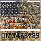 Custom Camo Black-White 3D American Flag And Deer Hunting Sports Pullover Sweatshirt Hoodie photo 4