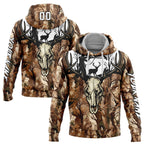 Custom Camo White-Black 3D Gun Hunter Deer Hunting Sports Pullover Sweatshirt Hoodie photo 1