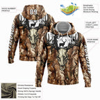 Custom Camo White-Black 3D Gun Hunter Deer Hunting Sports Pullover Sweatshirt Hoodie photo 3