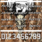 Custom Camo White-Black 3D Gun Hunter Deer Hunting Sports Pullover Sweatshirt Hoodie photo 4