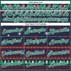 Custom Stitched Navy Kelly Green-White 3D Christmas Sports Pullover Sweatshirt Hoodie photo 2