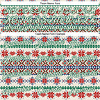 Custom Stitched Cream Red-White 3D Christmas Sports Pullover Sweatshirt Hoodie photo 3