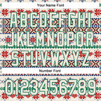 Custom Stitched Cream Red-White 3D Christmas Sports Pullover Sweatshirt Hoodie photo 4