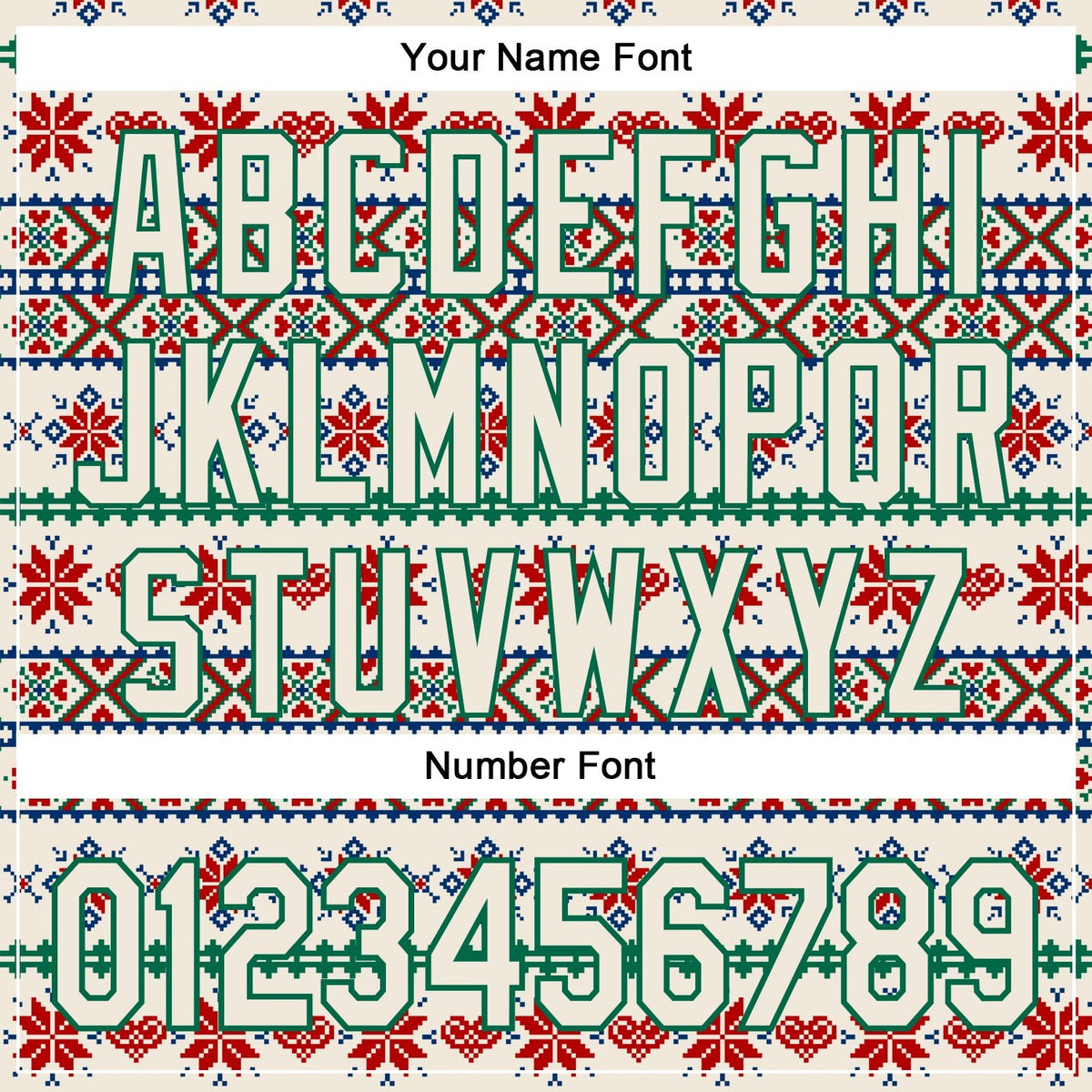 Custom Stitched Cream Red-White 3D Christmas Sports Pullover Sweatshirt Hoodie photo 4