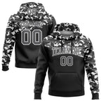 Custom Stitched Camo Steel Gray-Black 3D Sports Pullover Sweatshirt Salute To Service Hoodie photo 1
