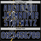 Custom Black Navy-White 3D Esports Performance T-Shirt photo 3