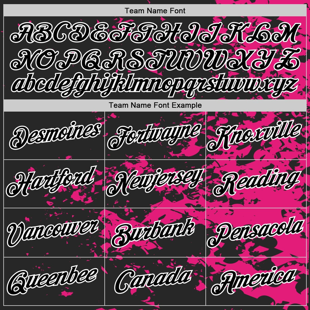 Custom Black Hot Pink-White 3D Esports Performance T-Shirt photo 2