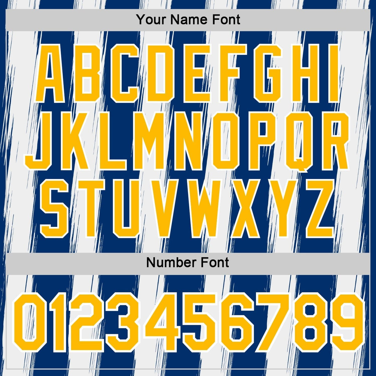 Custom US Navy Blue Gold-White 3D Esports Performance T-Shirt photo 3