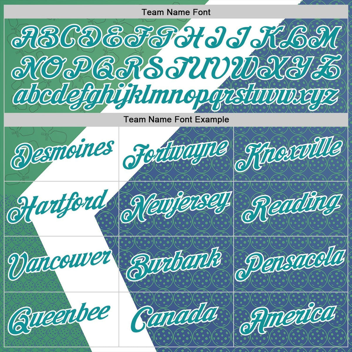 Custom Green Teal Blue-White 3D Pickleball Paddles Balls Performance T-Shirt photo 2
