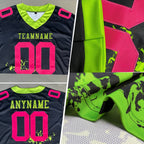 Custom Camo Vintage USA Flag Cream-Olive 3D Pattern Salute To Service Authentic Football Jersey photo 2