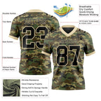 Custom Camo Black-Cream 3D Pattern Salute To Service Authentic Football Jersey photo 3