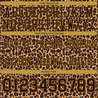 Custom Brown Old Gold 3D Pattern Leopard Print Authentic Football Jersey photo 4