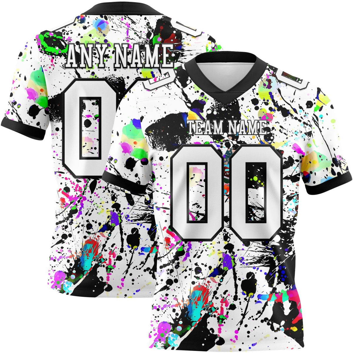 build black graffiti pattern city football white jersey authentic 3d pattern mesh 3dpattern7768 3dpattern7768