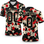 Custom Camo Black-Cream 3D Pattern Salute To Service Authentic Football Jersey
