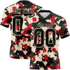 Custom Camo Black-Cream 3D Pattern Salute To Service Authentic Football Jersey photo 1