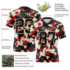 Custom Camo Black-Cream 3D Pattern Salute To Service Authentic Football Jersey photo 3